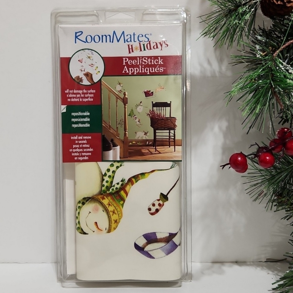 RoomMates Holidays Peel & Stick Appliqués Whimsical Christmas Designs